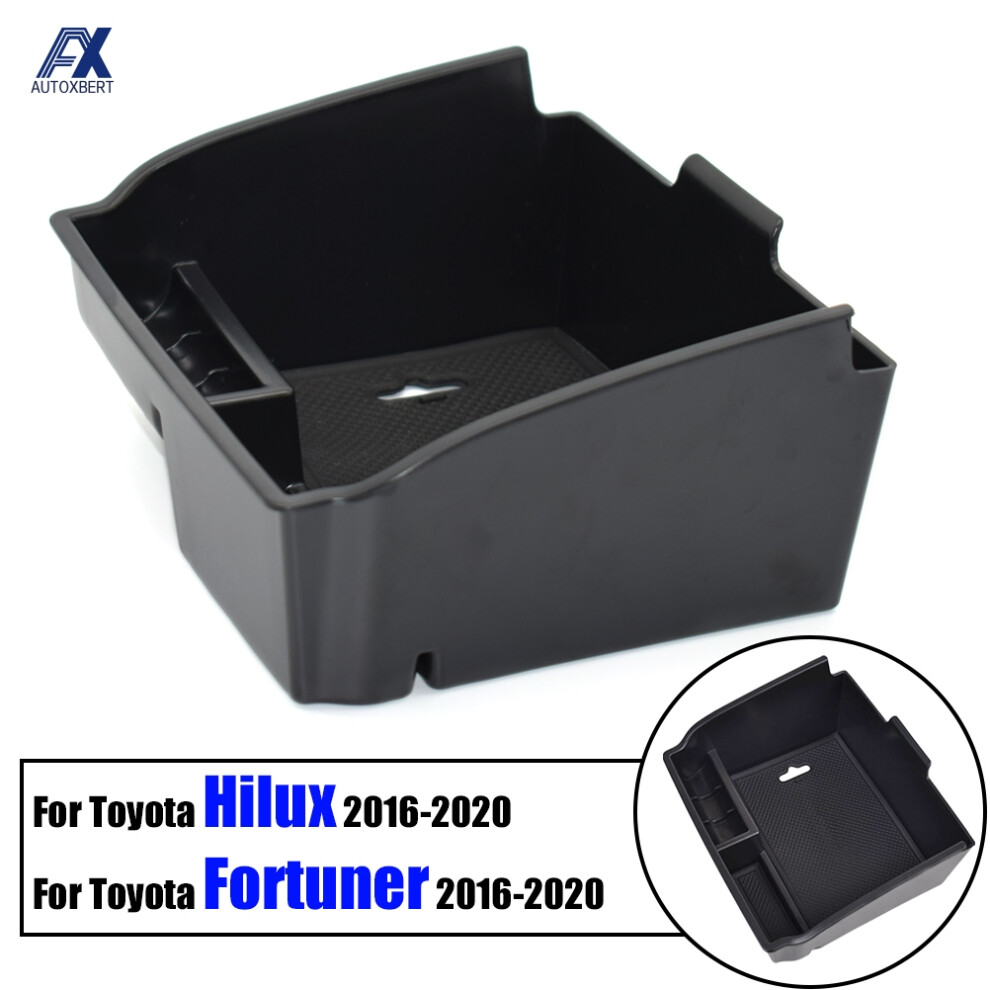 Center Console Organizer Tray Armrest Storage Box Pallet Bin Case Holder For Toyota Hilux Fortuner 2016 2017 2018 2019 2020 2024 6935161452969