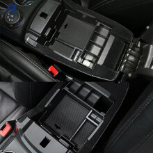 Armlehnenaufbewahrungsbox Münzfach Mittelkonsole Organizer Behälter für Ford Explorer 2011 2012 2013 2014 2015 2016 2017 2018