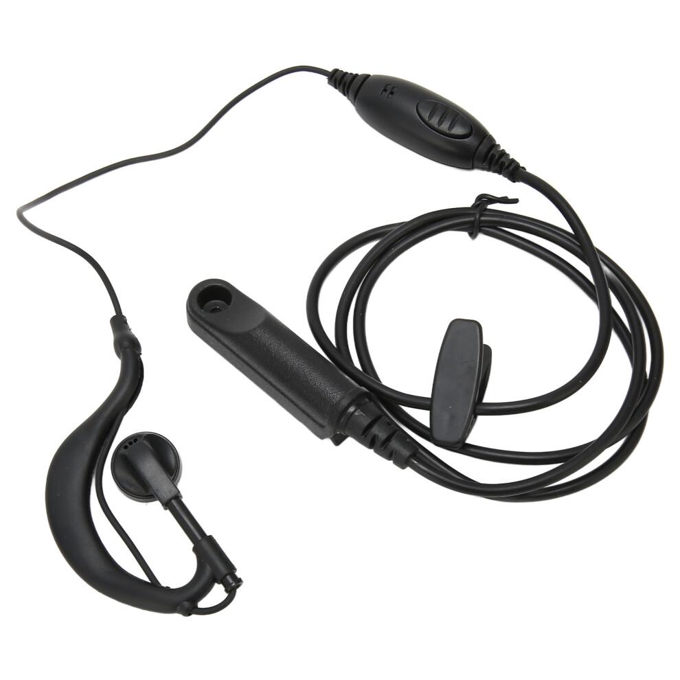 G Shape Waterproof Walkie Talkie Earpiece For Bf Uv9r, A58, 9700 (120Cm, Ptt Mic) 8411370418739