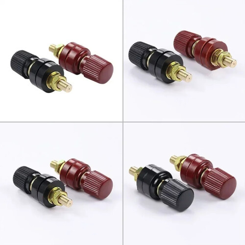 2 kit hardware hardware per montanti e dadi da 6mm in ottone