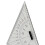 2 Pieces Triangular Transparent Ruler Marine Chart Plotting Triangle Ruler Protractor 300 Mm Triangular Protractor 6