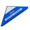 2 Pieces Triangular Transparent Ruler Marine Chart Plotting Triangle Ruler Protractor 300 Mm Triangular Protractor 5