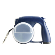 (2) Retractable Dogs Leash 13 Feet Pet Walking Leash with Light, Bags Holder Food Water Cups for Small Breeds Dogs Soft Grip  3