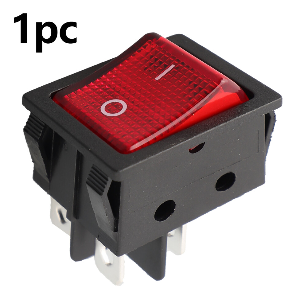 Welding Machine Power Switch Welder Power Switch 30A 250Vac Electric Heater Switch 4Pin With Light Electric Heater Switch 6935161424454