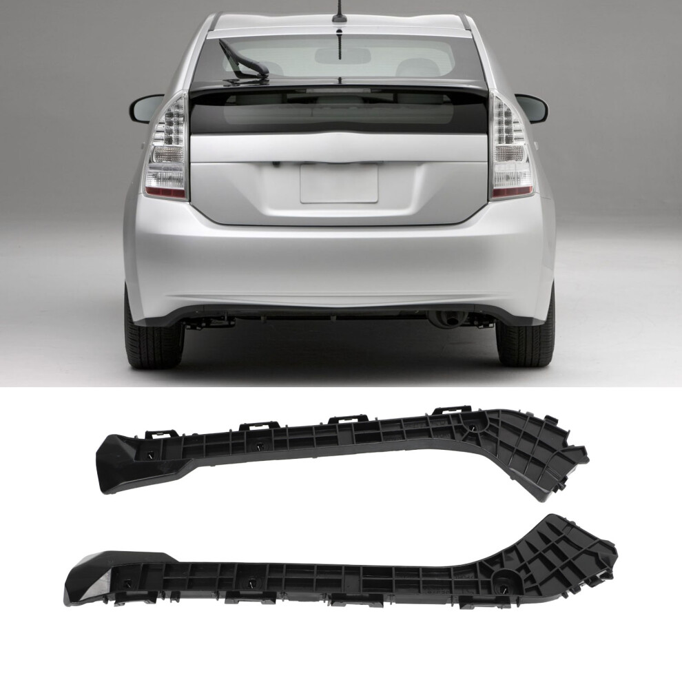 Durable Rear Bumper Brackets For Prius 2010Â2015 High Strength Black 8331370420900