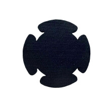 (Thickened black) Drum Mute Pads Felt Bass Drum Silencers Pad Dampeners Drum Practice Pads for Quiet Drum Practice Accessories Enduring