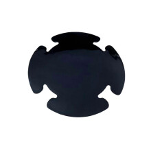 (Thin black) Drum Mute Pads Felt Bass Drum Silencers Pad Dampeners Drum Practice Pads for Quiet Drum Practice Accessories Enduring