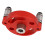 Adjustable Round Hole Punch Locator Set 8-Size Drill Bits Red 1