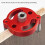 Adjustable Round Hole Punch Locator Set 8-Size Drill Bits Red 4