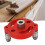 Adjustable Round Hole Punch Locator Set 8-Size Drill Bits Red 15