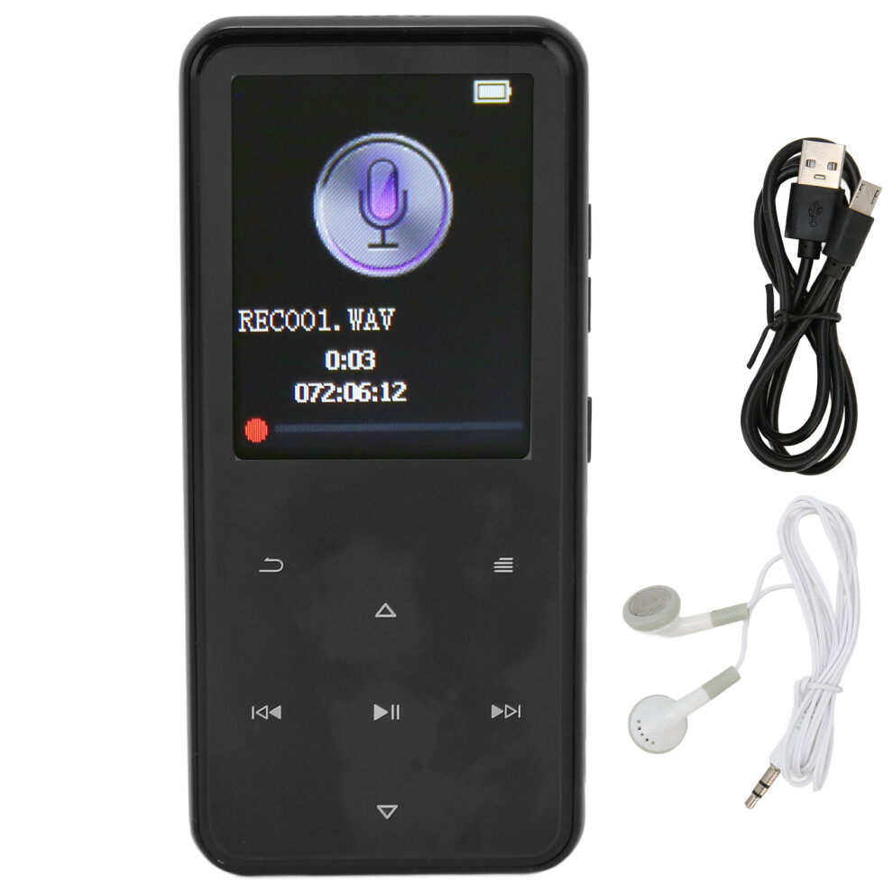 Fm Radio Mp3 Player With Bluetooth 5.2 High Sound Quality Built-In Speaker Hifi Lossless Sound Quality Multifunctional Mp3 Player Large Storage Portab 9012494004656