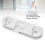 Fast VR Charging Dock for Oculus Quest 2, White, 2x1800mAh 3