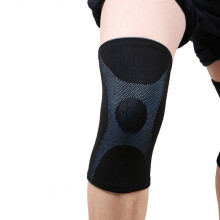 Kniebandage 2er-Pack Atmungsaktives Strick-Elastikstützband für Männer und Frauen beim Sport