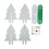 3D Electronic Christmas Tree Kit with LED Gradient Light for Soldering Practice 2