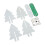 3D Electronic Christmas Tree Kit with LED Gradient Light for Soldering Practice 1