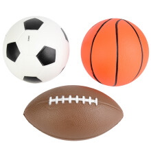 Bolas de futebol infantis, projetadas para mãos pequenas, bolas de espuma fáceis de segurar para diversão e aprendizado, perfeitas para aliviar o