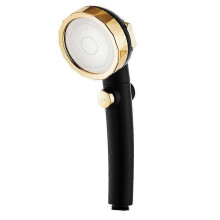 (A black-3 modes) High Pressure Upgrade Shower Head 3 Modes Handheld Adjustable Water Saving ShowerHead Pressurized Spray Nozzle Bathroom supplies