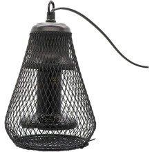 Krybdyrlampe-netdæksel til infrarød varmesikkerhed, lampebeskyttelsesdæksel med 100W keramisk varmeelement og anti-skoldningsdesign,