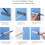Push To Open Cabinet Hardware, Built-In Magnet and Smooth Operation for Handle-Free Doors, Quick Response Push Latch System with High Elasticity, 4