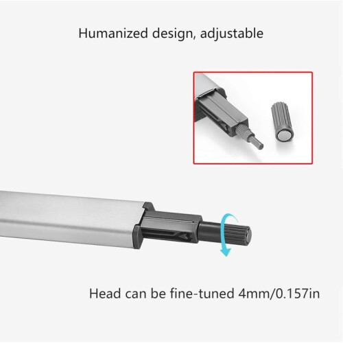 Push To Open Cabinet Hardware, Built-In Magnet and Smooth Operation for Handle-Free Doors, Quick Response Push Latch System with High Elasticity, 2