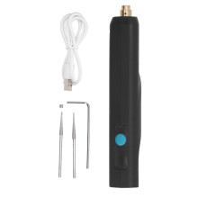 Mini taladro eléctrico con carga USB para proyectos de bricolaje y fabricación de joyas. Diseño compacto y ligero con rotación de alta velocidad