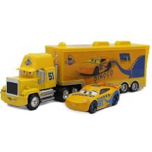 (D) Cars Chick Hicks Lightning McQueen Mack Hauler Truck & Car Toy Boys Birthday Gifts