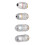Achromatic Microscope Objectives Set 4X 10X 40X 100X RMS Chrome Plated 10