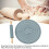 Silicone Baking Mat with Large Rolling Pin Kneading Pad Grey Color 6