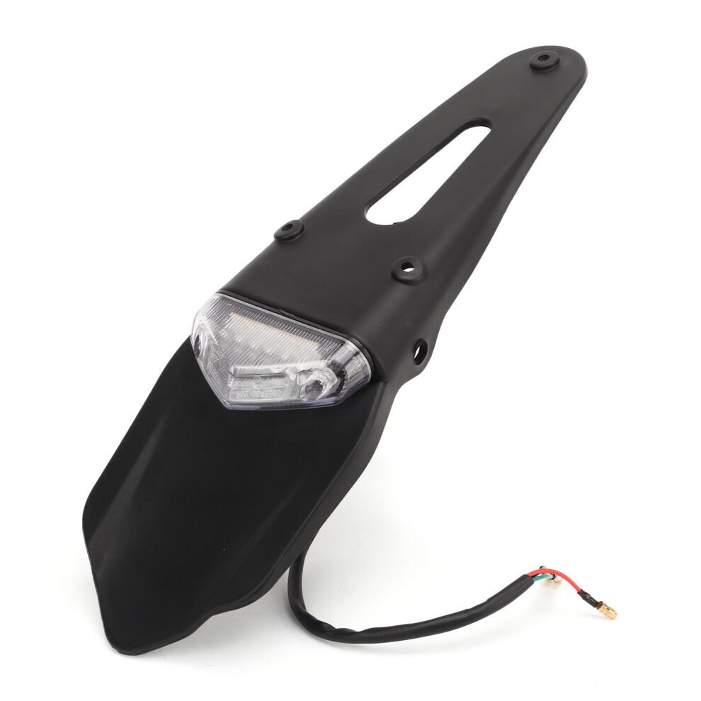 Dirt Bike Tail Universal Fit Led Rear Fender Brake Lamp With Fast Response And Long Lifespan, Super Bright For Braking, Waterproof Light/Red 9773935508903