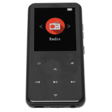 2.4" HD Touch MP3 Player 16GB Bluetooth 5.0 Noise Reduction Black