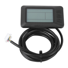 Indicatore LCD per monopattino elettrico, visualizzazione in tempo reale dei dati relativi a batteria e consumo energetico, parametri regolabili con
