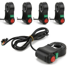 Botón de interruptor de bocina eléctrica Diseño de botón pulsador Carcasa de plástico de ingeniería de alta calidad para scooter y motocicleta,