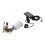 Pannello display LCD per controller ebike, kit controller elettrico, controller motore brushless, funzionamento silenzioso, impermeabile, costruzione 3