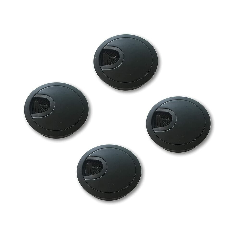 Desk Cord Hole Cover For Office Table, Wire Grommet Easy Installation Round Wire Design, Cable Management Tidy Workspace Solution For Computer Desk 9358999310077