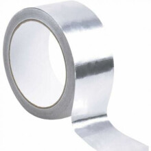 Heavy Duty Aluminum Foil Tape, Professional Grade 50mm x 20m Thick, High Temperature Resistance Chemically Resistant For Airtight Sealing