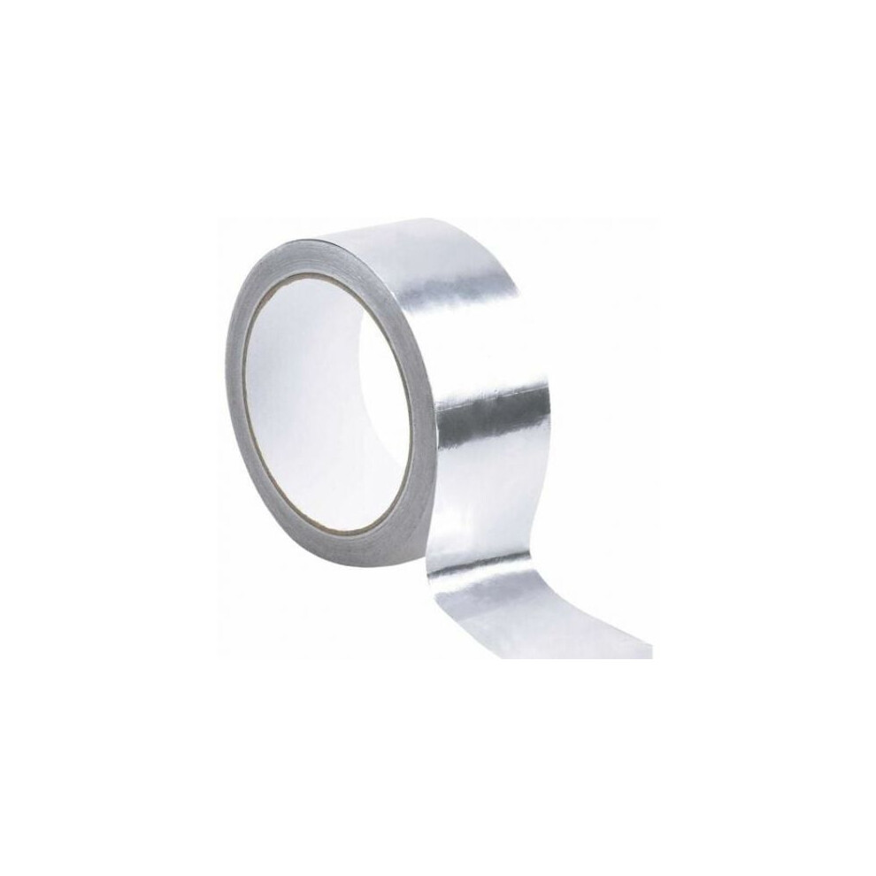 Heavy Duty Aluminum Foil Tape For Diverse Applications, Waterproof And Flame Retardant Features Ensure Safety And Durability, 50Mm X 20M 9340959472222