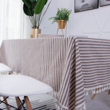 Square Tablecloths, Farmhouse Solid Hotel Quality Everyday Use, 60% Polyester 40% Linen, Wipeable Oil Resistant Stain Resistant Easy Care, Anti-Static