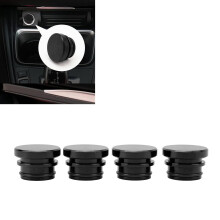 Copertura in alluminio per presa di corrente dell'auto, protezione antipolvere, per accessorio da 12V, presa accendisigari nera