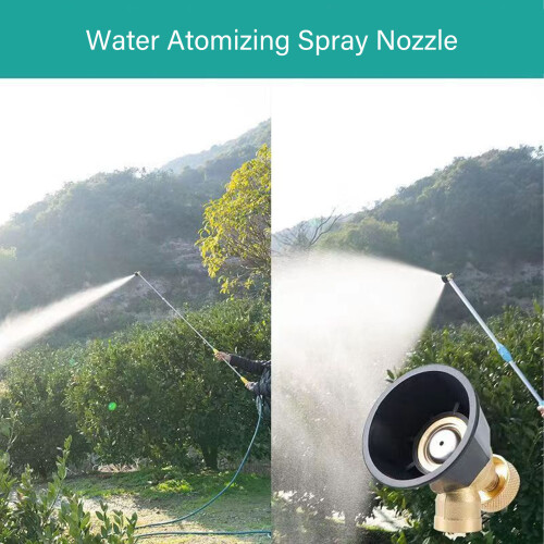 Adjustable Copper Plastic Misting Nozzle, Fine Mist, 137g 2