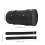 Black Waterproof PU Motorcycle Tool Bag with 2 Strap Buckle 2