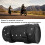 Black Waterproof PU Motorcycle Tool Bag with 2 Strap Buckle 4