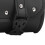 Black Waterproof PU Motorcycle Tool Bag with 2 Strap Buckle 8