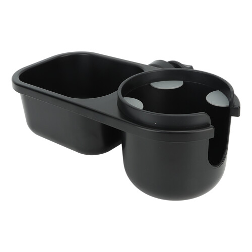 Portable Stroller Cup Holder with Universal Attachment & 360 Tray