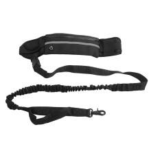 Cintura Di Alta Visibilità Con Elastico Per Cani, Regolabile, Nera