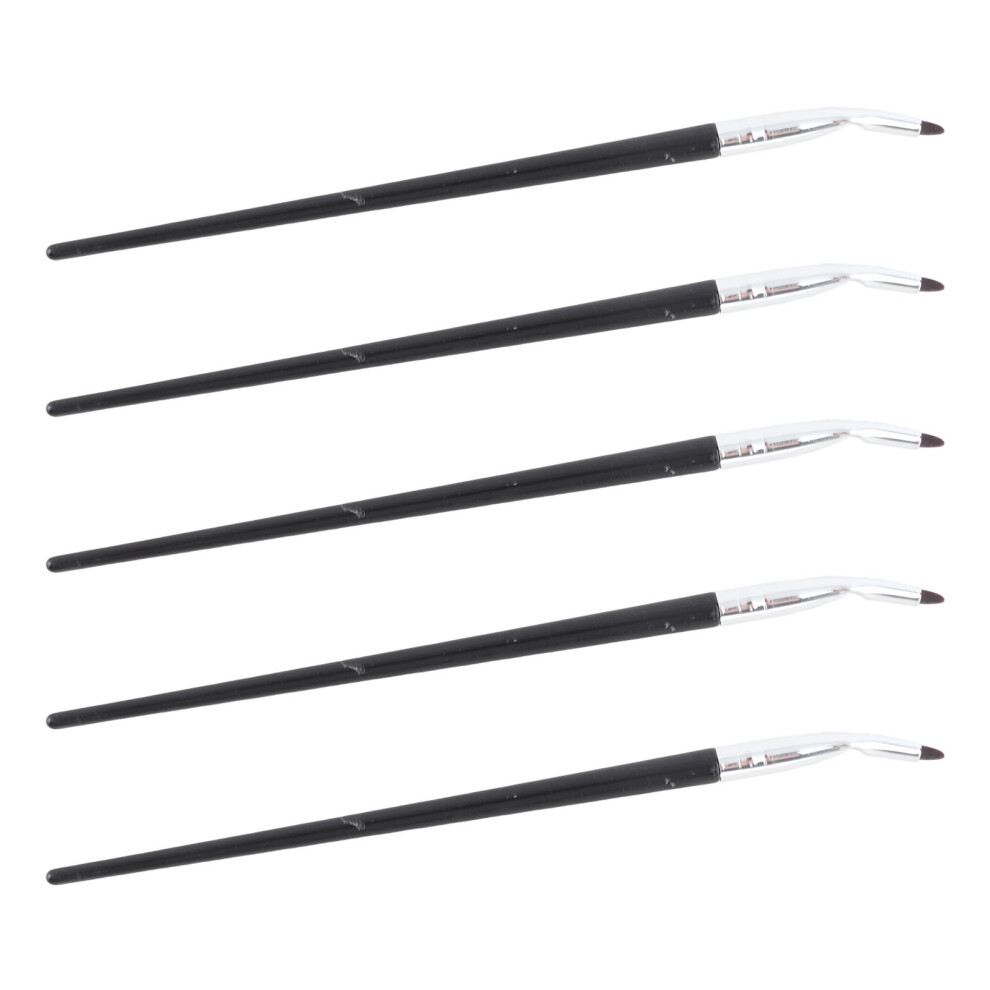 Multifunctional 5pcs Bent Eyeliner Brushes for Precise Eye Makeup