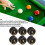 6 pièces de tip de queue de billard de 14 mm, multi-couches, remplacement de queue de billard et snooker 5
