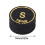 6pcs Black PU Pool Cue Tips 14mm Multi Layers Billiard Replacement 2