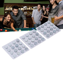 48 pezzi di 14 mm copri stecche per biliardo, punte morbide di ricambio per stecche da biliardo