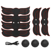 Muscle Massager With Replaceable Pads, EMS Technology Abdominal Toning Belt Trainer, Powerful Deep Tissue Massage Abs Workout Equipment For Men And Wo