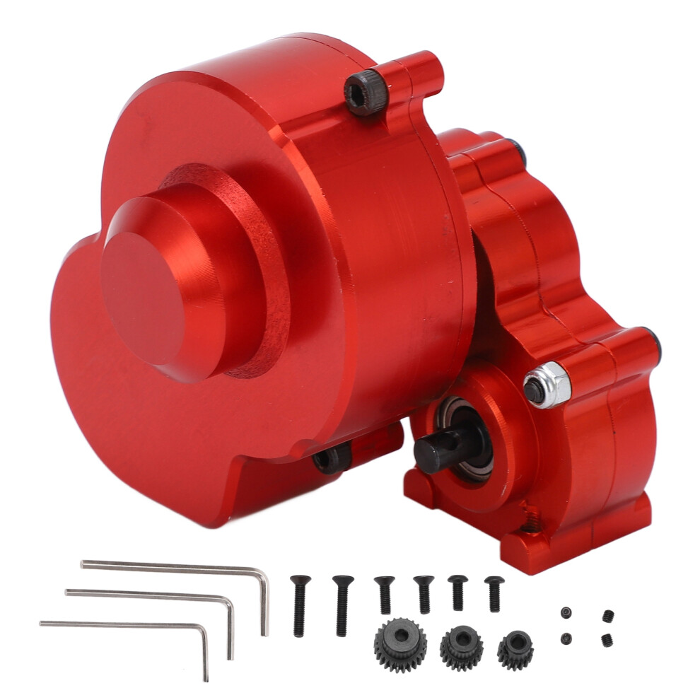 Metal Reverse Transmission Gearbox Aluminum Alloy Case Cnc Machined Precision Anodized Finish Easy Upgrade For Rc Crawler Car Axial Scx10 Wraith 9463374381815